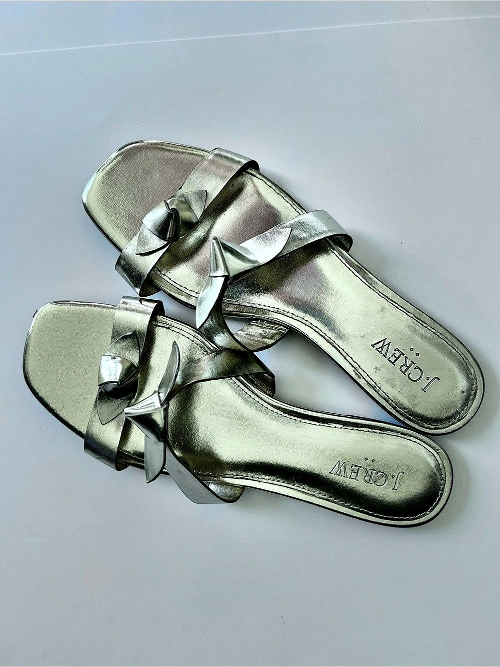 J.Crew Bow Sandals - size 8